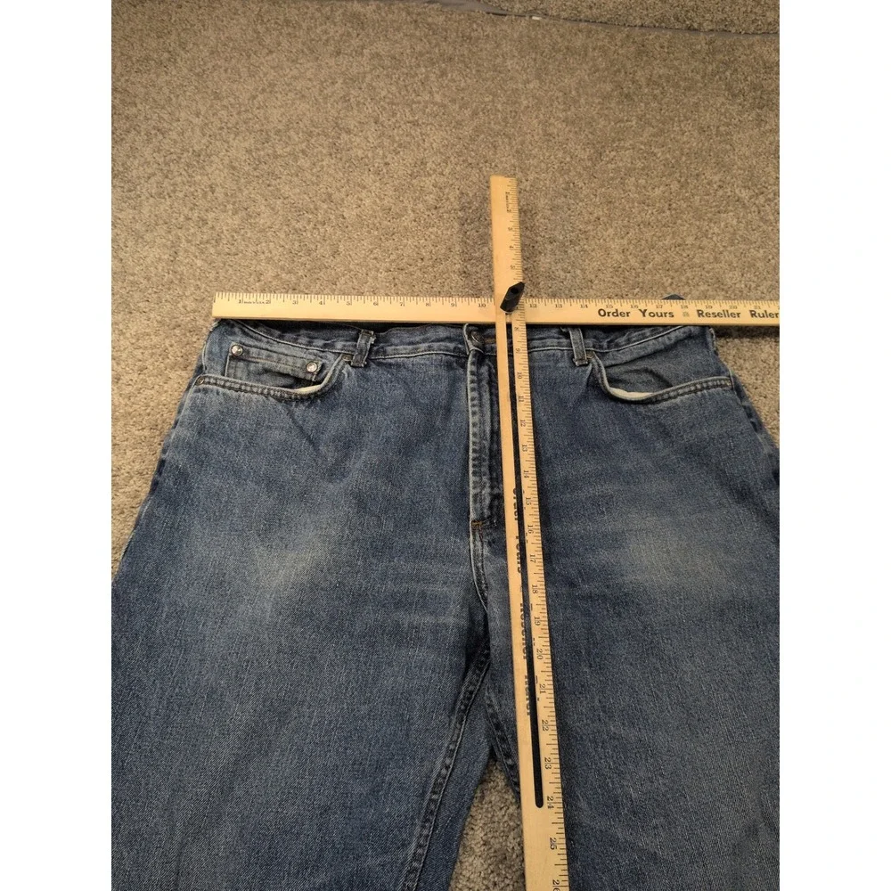 Brooks Brothers 346 Mens Straight Leg Blue Denim Jeans 40x32 Medium Wash Cotton